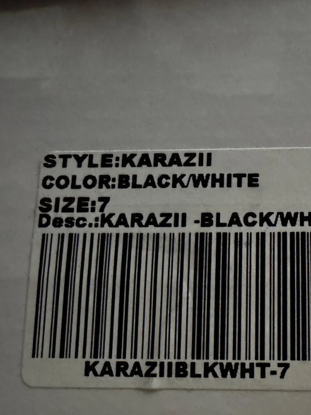 Brand New in Box YRU Karazii Flatform Sneakers